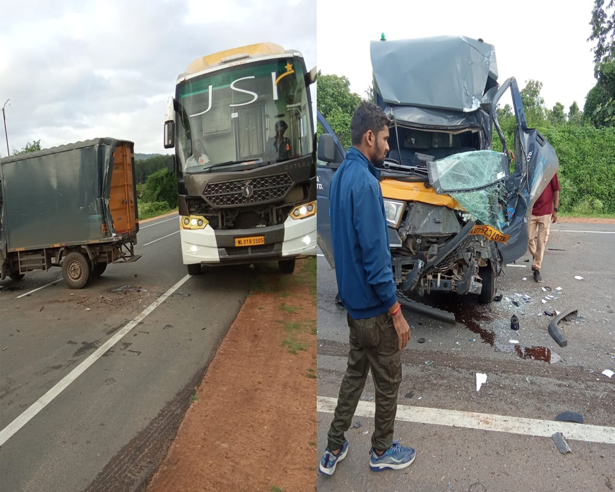 വീണ്ടും അപകടം ഉണ്ടാക്കി കല്ലട ബസ്; ചെക്ക്പോസ്റ്റില്‍ നിര്‍ത്തിയിട്ട പിക്ക്അപ്പ് ഇടിച്ചു തെറിപ്പിച്ചു