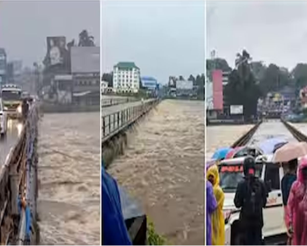 പട്ടാമ്പി പുഴയിലെ ജലനിരപ്പുയരുന്നു: യാത്രക്കാർക്ക് വിലക്ക്