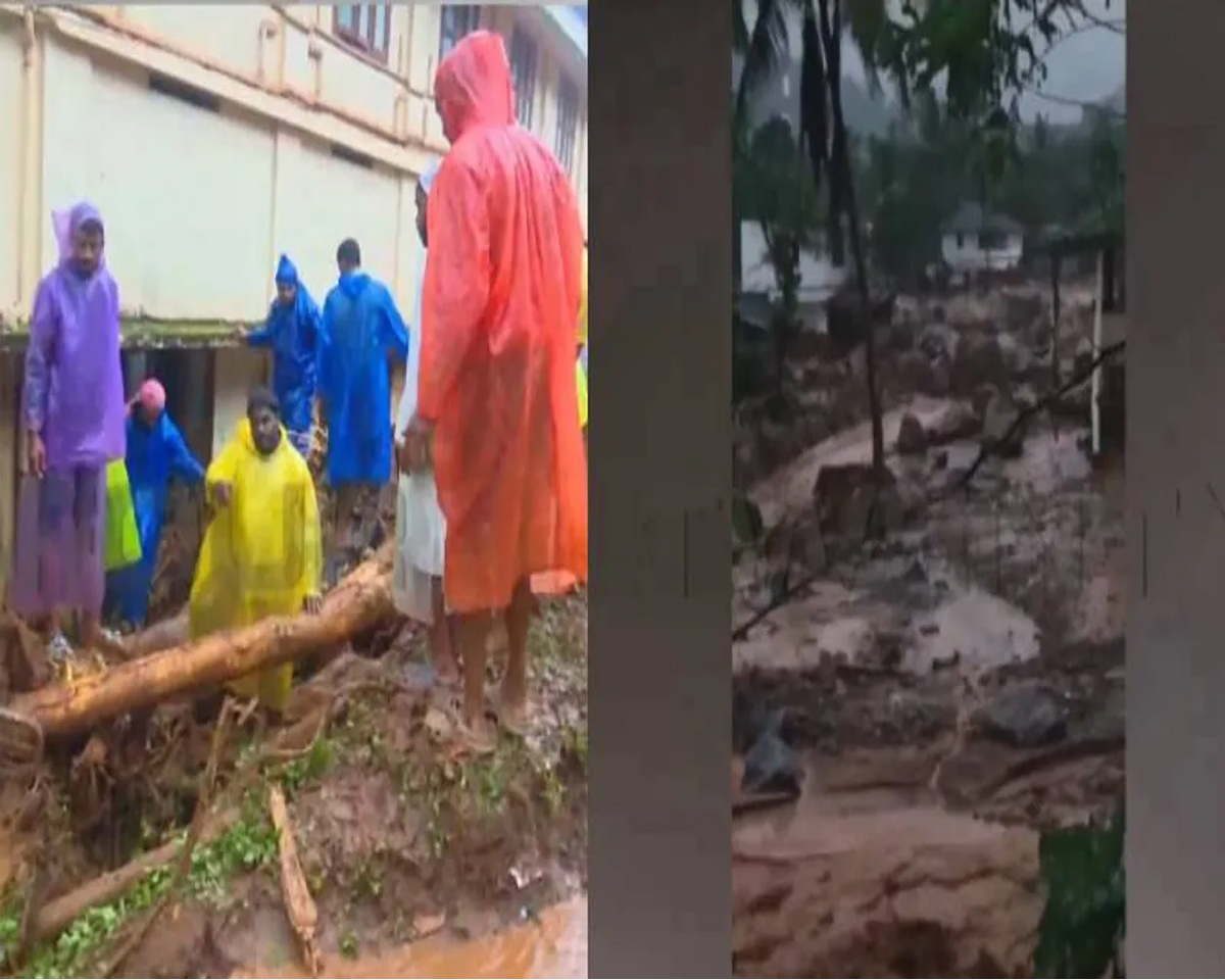 വയനാട് മുണ്ടക്കൈയിൽ ഉരുൾപൊട്ടലിൽ മരണം ആറായി,  മരിച്ചവരിൽ ഒരു കുട്ടിയും, നിരവധി വീടുകളിൽ വെള്ളംകയറി