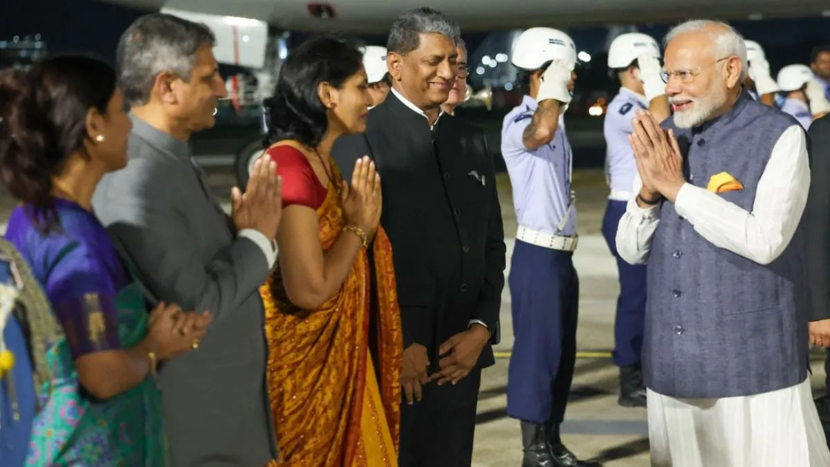 ജി 20 ഉച്ചകോടിയ്ക്കായി മോദി ബ്രസീലിൽ