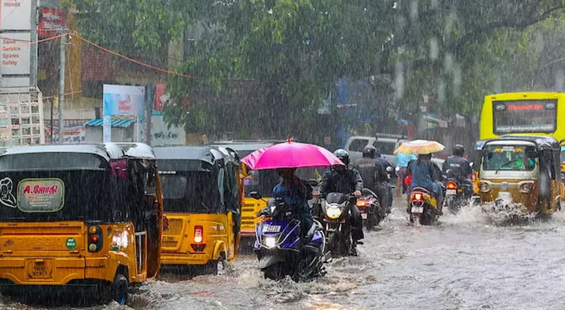 തമിഴ്‌നാട്ടിൽ കനത്ത മഴ; 16 ജില്ലകളിലും ഓറഞ്ച് അലർട്ട്