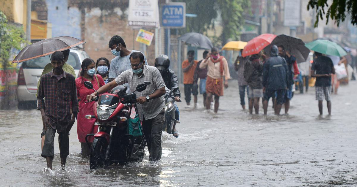 തമിഴ്നാട്ടിൽ മഴ കനക്കുന്നു